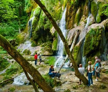camping familial cascades ain