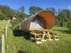 Tente Cocoon du camping Les 12 Cols, hébergement insolite dans l’Ain